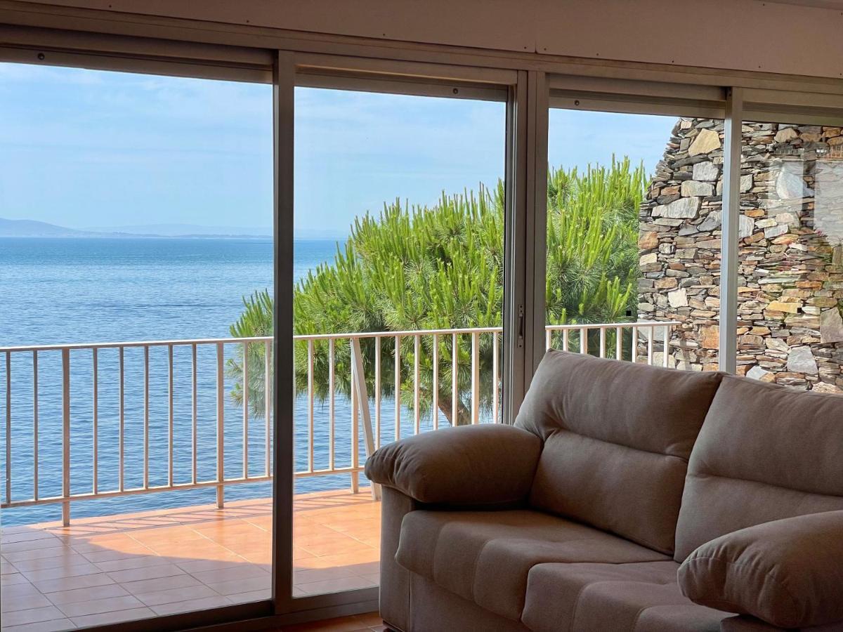 Luminoso Apartamento Frente Al Mar Con Piscina Roses Exterior foto